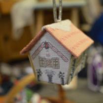 Cross-stitch house