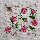 Sweet Roses cross-stich by Faby Reilly